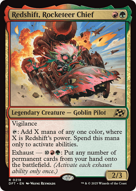 Redshift, Rocketeer Chief - 218