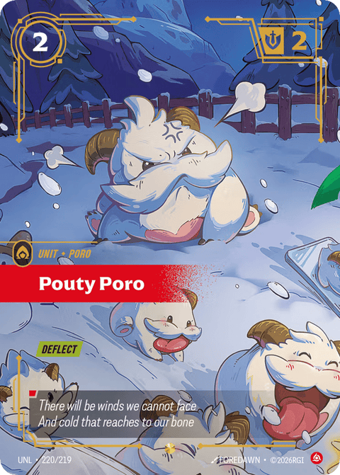 Pouty Poro - 220/219