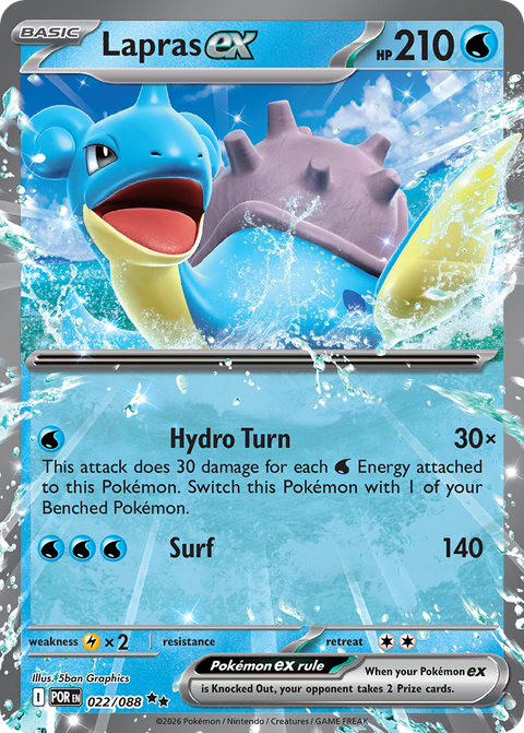 Lapras EX - 022/088
