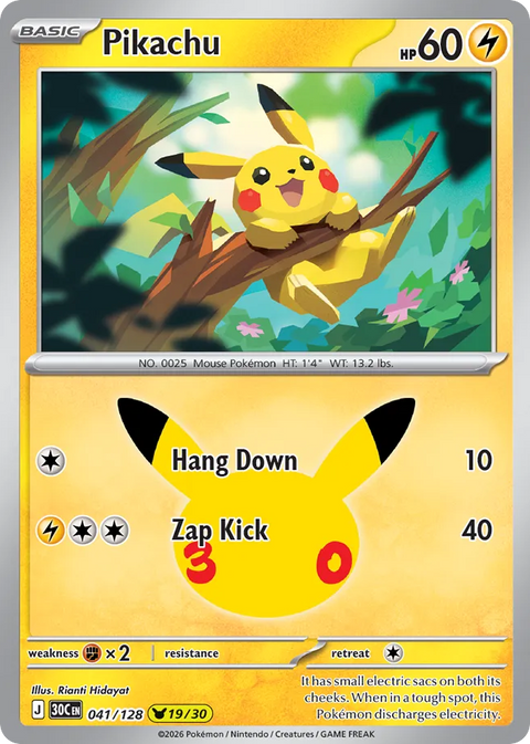 Pikachu - 041/128