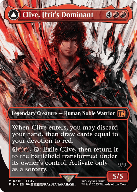 Clive, Ifrit's Dominant // Ifrit, Warden of Inferno - 318