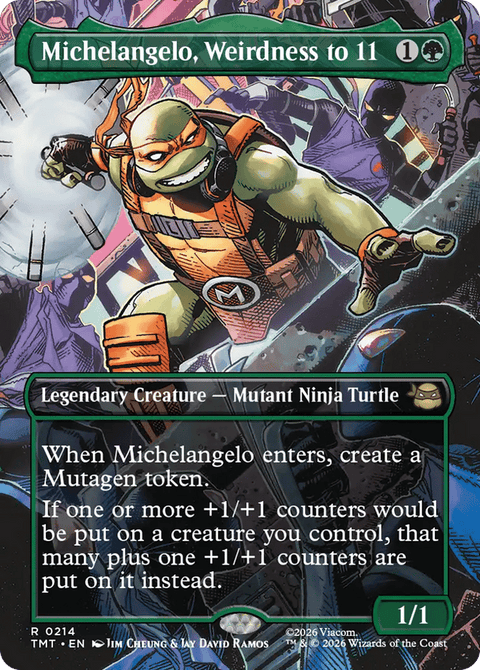 Michelangelo, Weirdness to 11 - 214