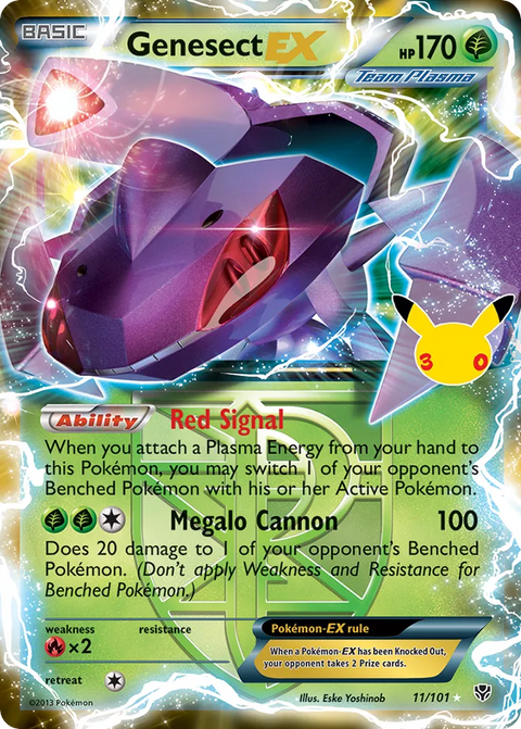 Genesect-EX [30th Celebration] - 11/101