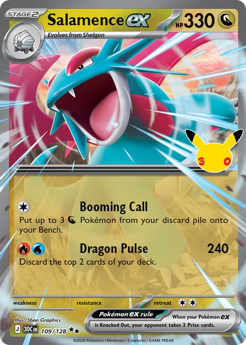 Salamence EX - 109/128