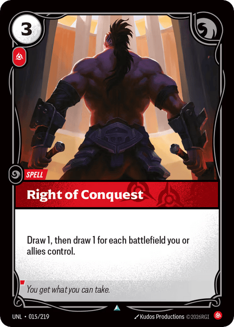 Right Of Conquest - 015/219