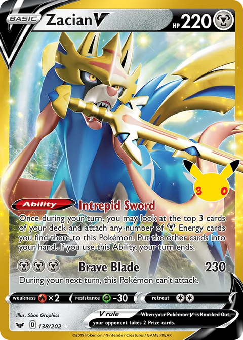 Zacian V [30th Celebration] - 138/202