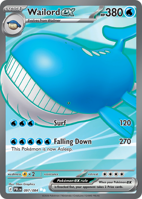 Wailord EX - 097/084