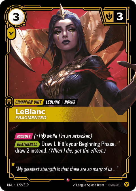 Leblanc, Fragmented - 172a/219