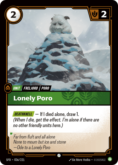 Lonely Poro - 036/221