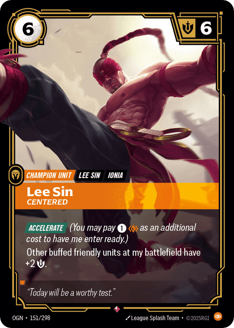 Lee Sin, Centered - 151/298