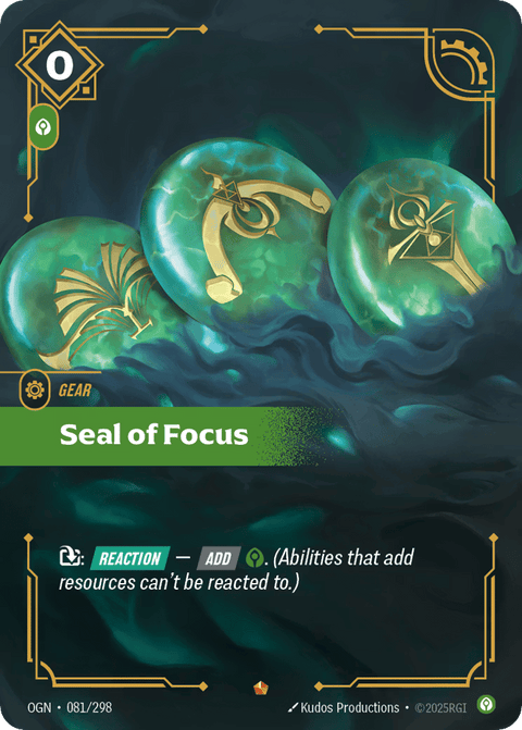Seal Of Focus - 081/298