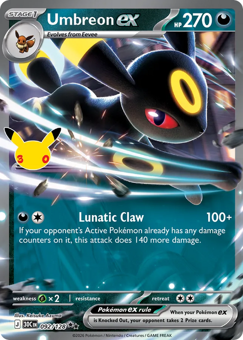 Umbreon EX - 092/128
