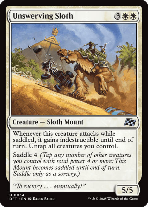 Unswerving Sloth - 34