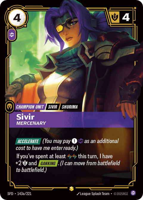 Sivir, Mercenary - 143a/221