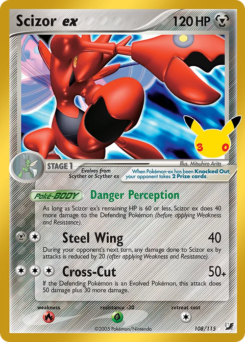 Scizor ex [30th Celebration] - 108/115