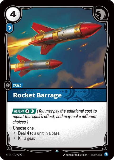Rocket Barrage - 077/221