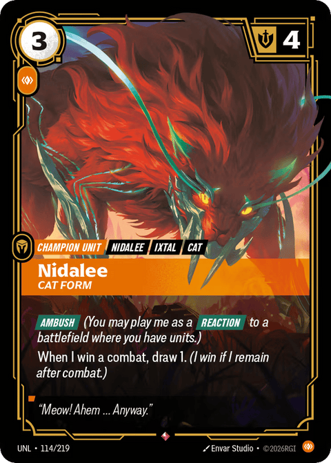 Nidalee, Cat Form - 114/219