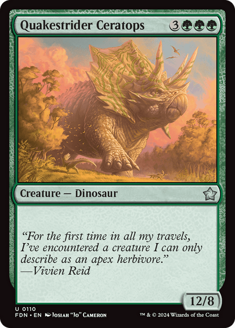 Quakestrider Ceratops - 110