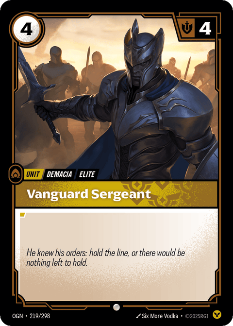 Vanguard Sergeant - 219/298