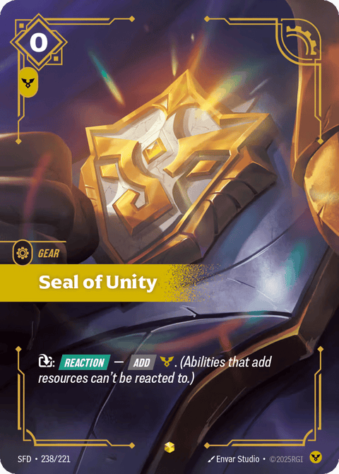Seal Of Unity - 238/221