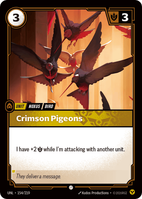 Crimson Pigeons - 154/219