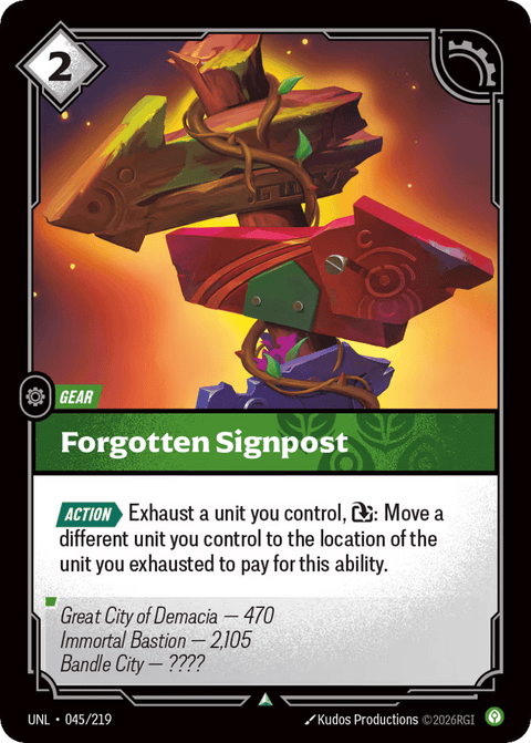 Forgotten Signpost - 045/219