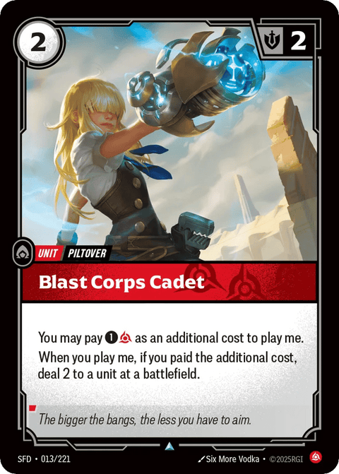 Blast Corps Cadet - 013/221
