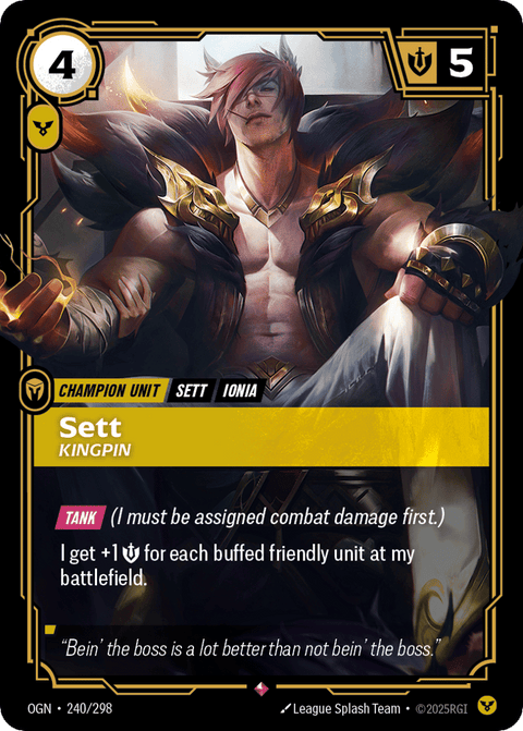 Sett, Kingpin - 240/298