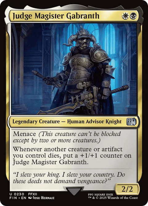 Judge Magister Gabranth - 230
