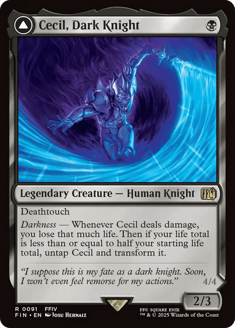 Cecil, Dark Knight // Cecil, Redeemed Paladin - 91