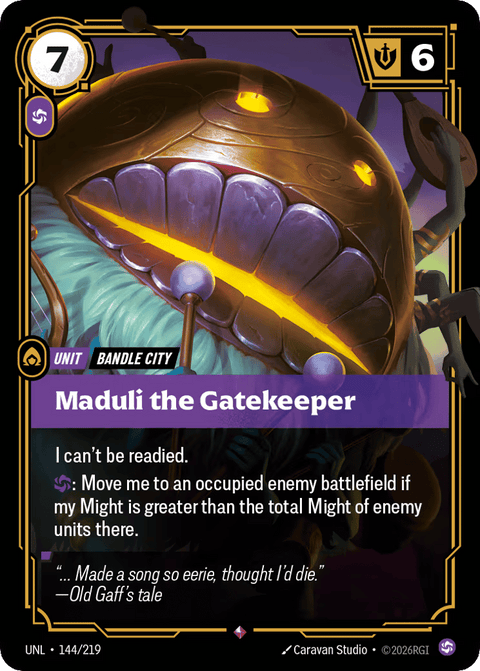 Maduli The Gatekeeper - 144/219