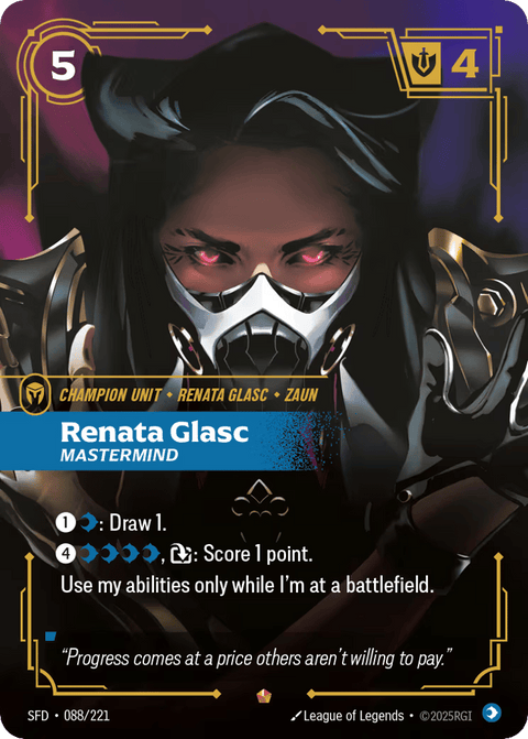 Renata Glasc, Mastermind - 088/221