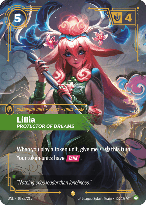 Lillia, Protector Of Dreams - 058/219