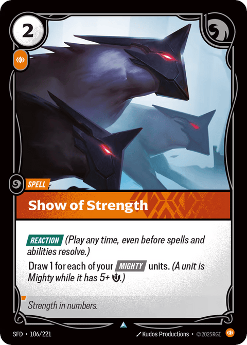 Show Of Strength - 106/221