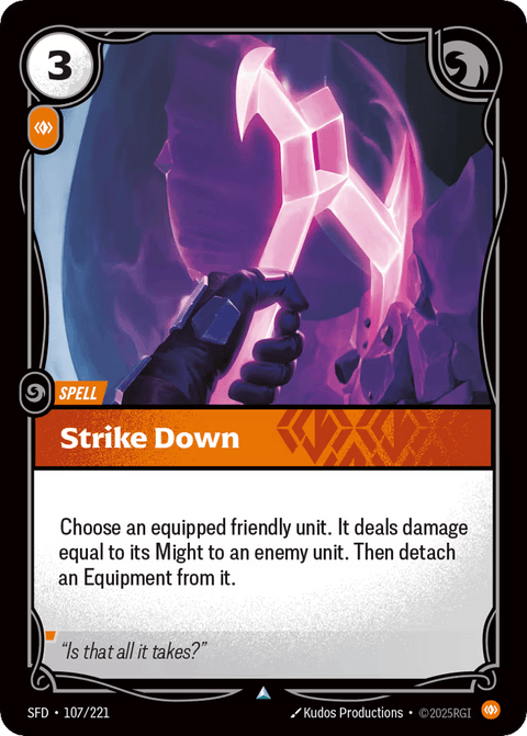 Strike Down - 107/221