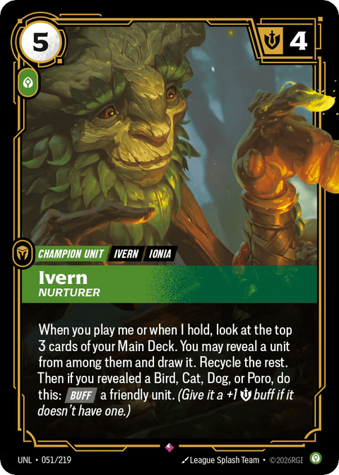 Ivern, Nurturer - 051/219