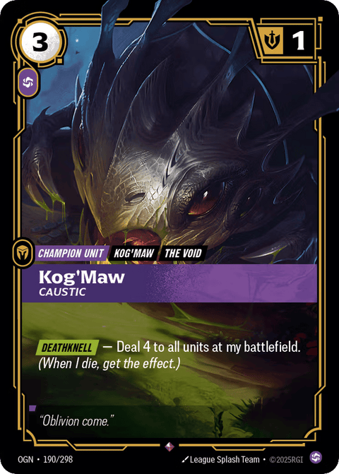 Kog'maw, Caustic - 190/298