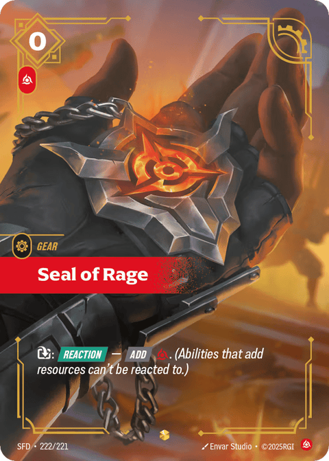 Seal Of Rage - 222/221