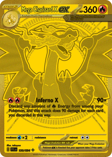 Mega Charizard X EX - 130/094
