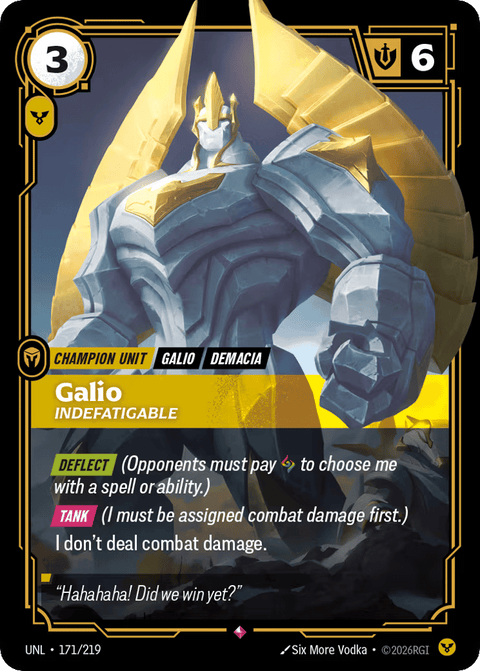 Galio, Indefatigable - 171/219