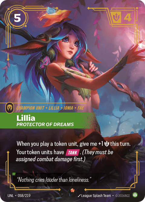 Lillia, Protector Of Dreams - 058a/219