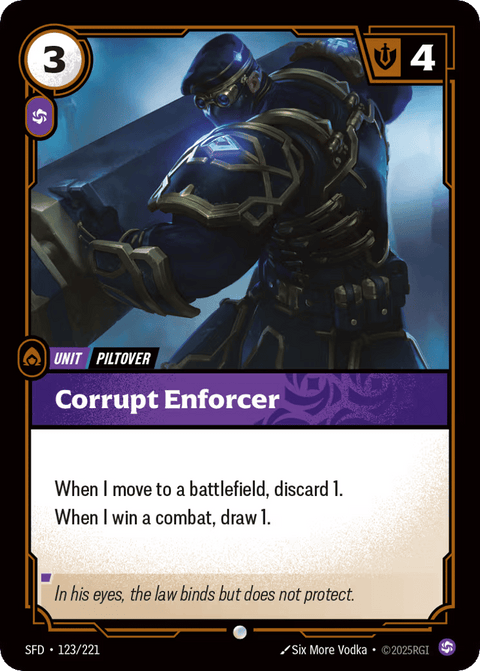 Corrupt Enforcer - 123/221