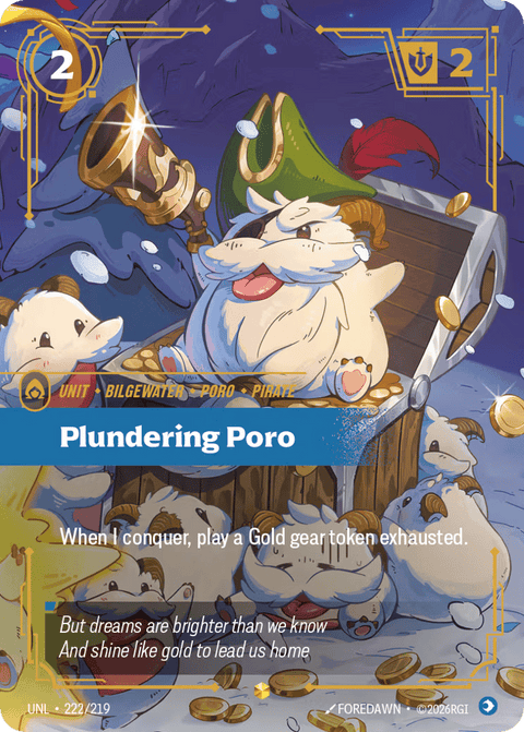 Plundering Poro - 222/219