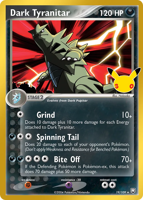 Dark Tyranitar [30th Celebration] - 19/109