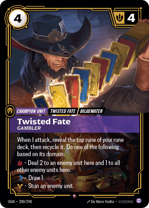 Twisted Fate, Gambler - 200/298
