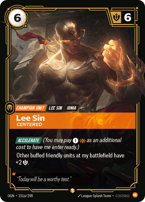 Lee Sin, Centered - 151a/298