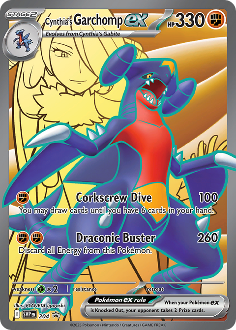 Cynthia's Garchomp EX - SVP204