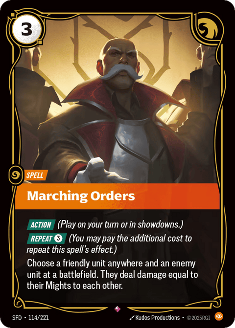 Marching Orders - 114/221