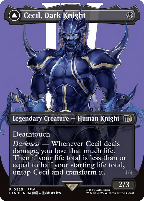 Cecil, Dark Knight // Cecil, Redeemed Paladin - 525