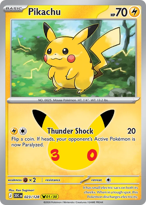 Pikachu - 023/128